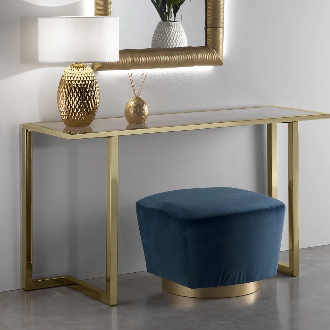 Pouf Doge Blue di Ciarmoli Queda Studio