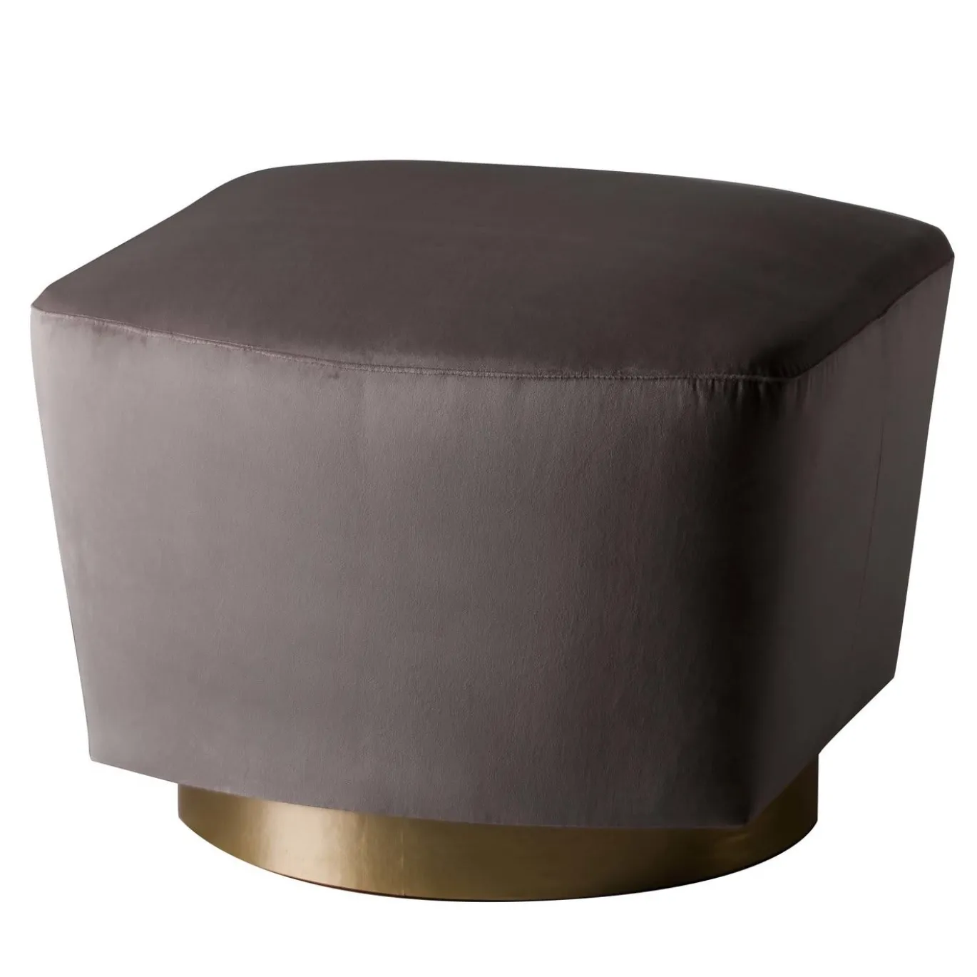 Pouf Doge in velluto di Ciarmoli Queda Studio
