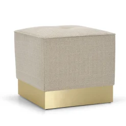 Pouf Eos quadrato beige