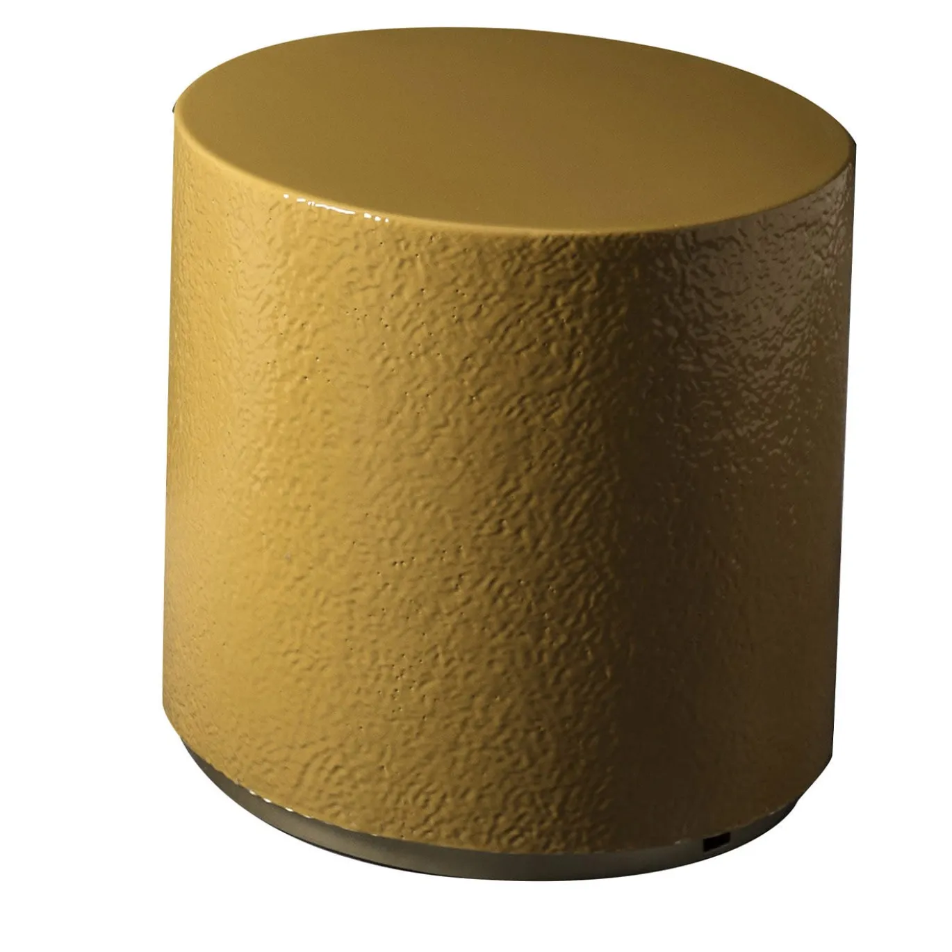 Pouf e tavolino giallo