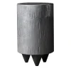 Pouf e tavolino grigio
