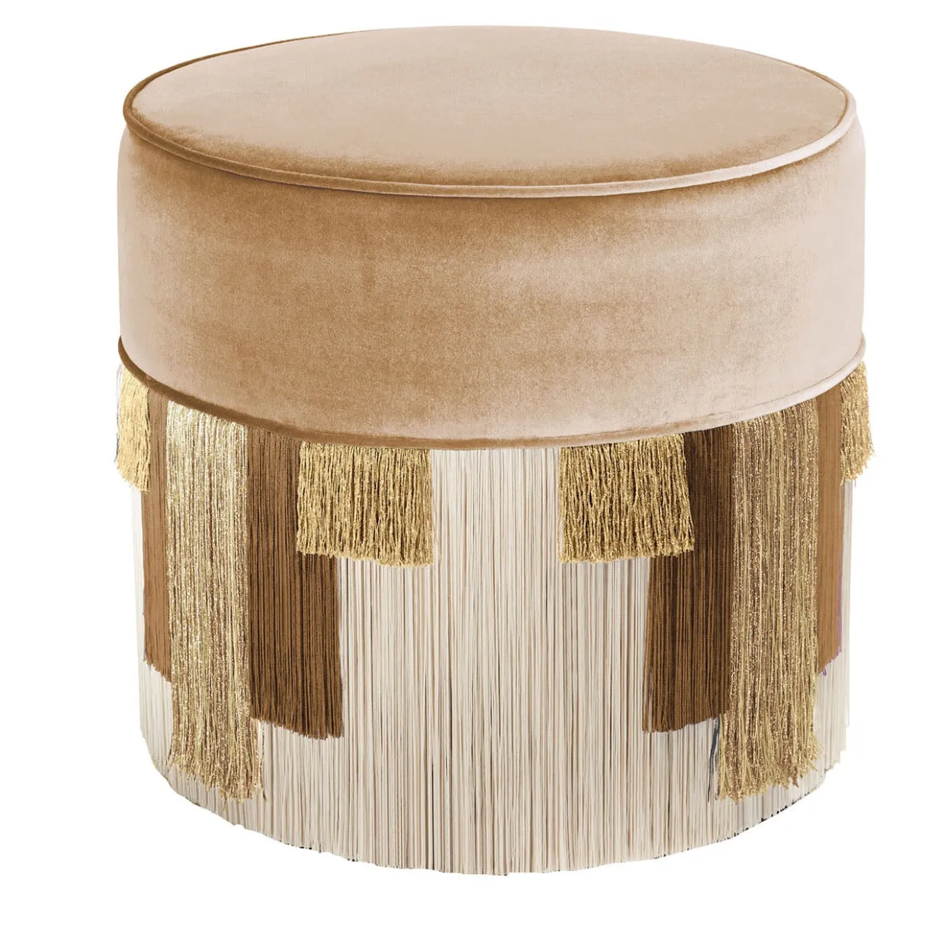 Pouf Etna Beige di Lorenza Bozzoli