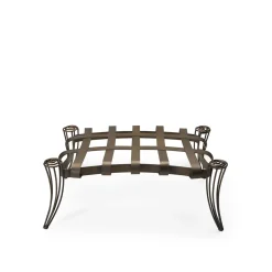 Pouf Garden Bronze di Carlo Rampazzi