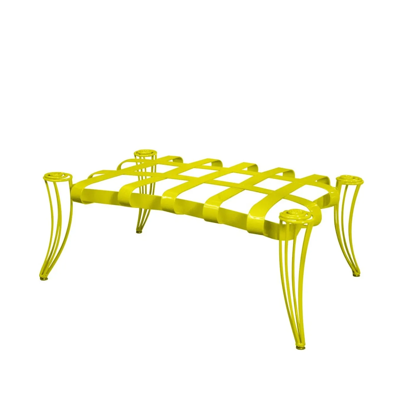 Pouf Garden giallo di Carlo Rampazzi