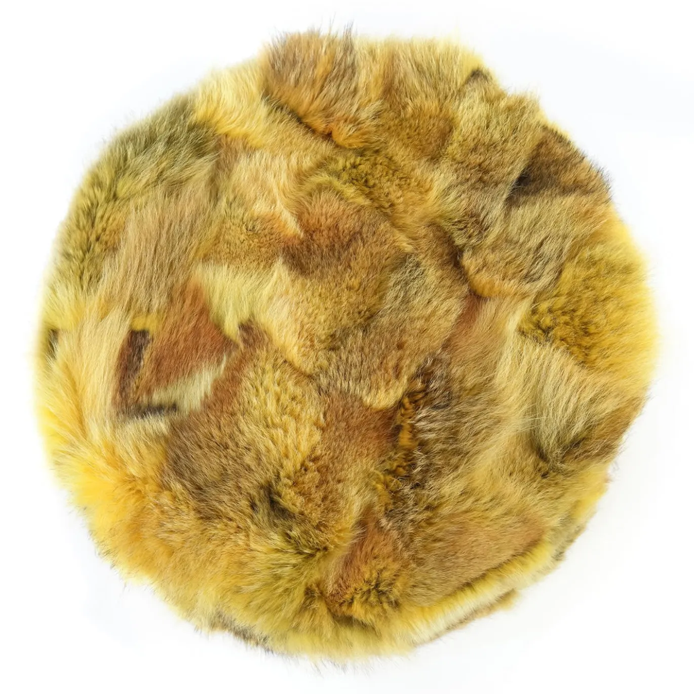 Pouf giallo patchwork di Lorenza Bozzoli