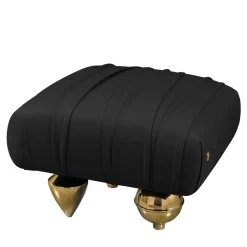 Pouf Il Pezzo 1 pelle nera