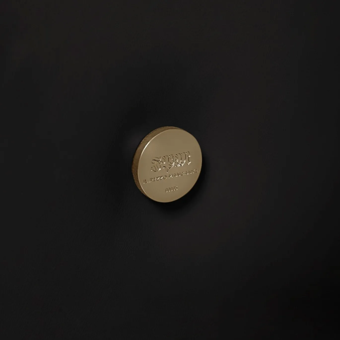 Pouf Il Pezzo 1 pelle nera