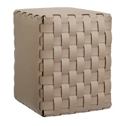 Pouf imbottito Bottega Cappuccino di Caterina Brava