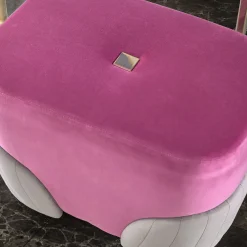 Pouf in cristallo