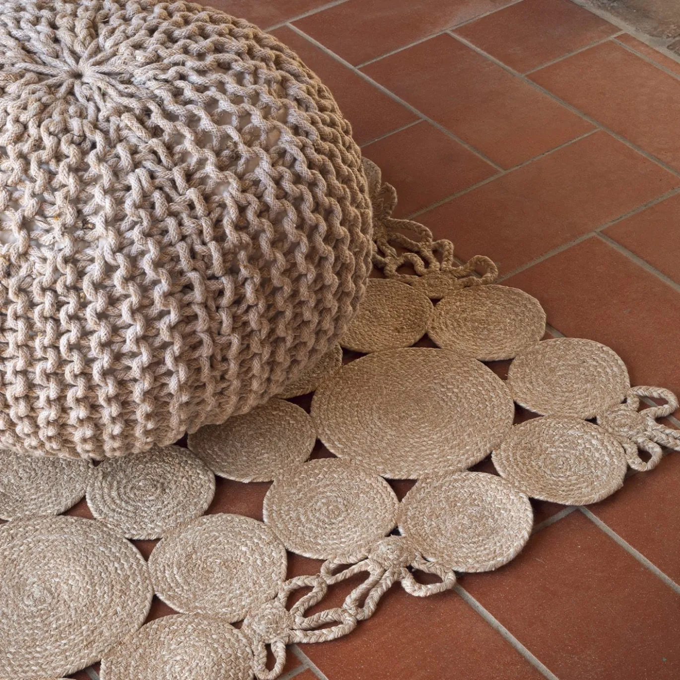 Pouf in&outdoor rotondo Pet Lover