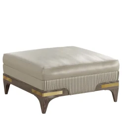 Pouf in pelle
