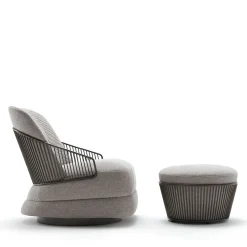 Pouf in tessuto di Castello Lagravise Studio