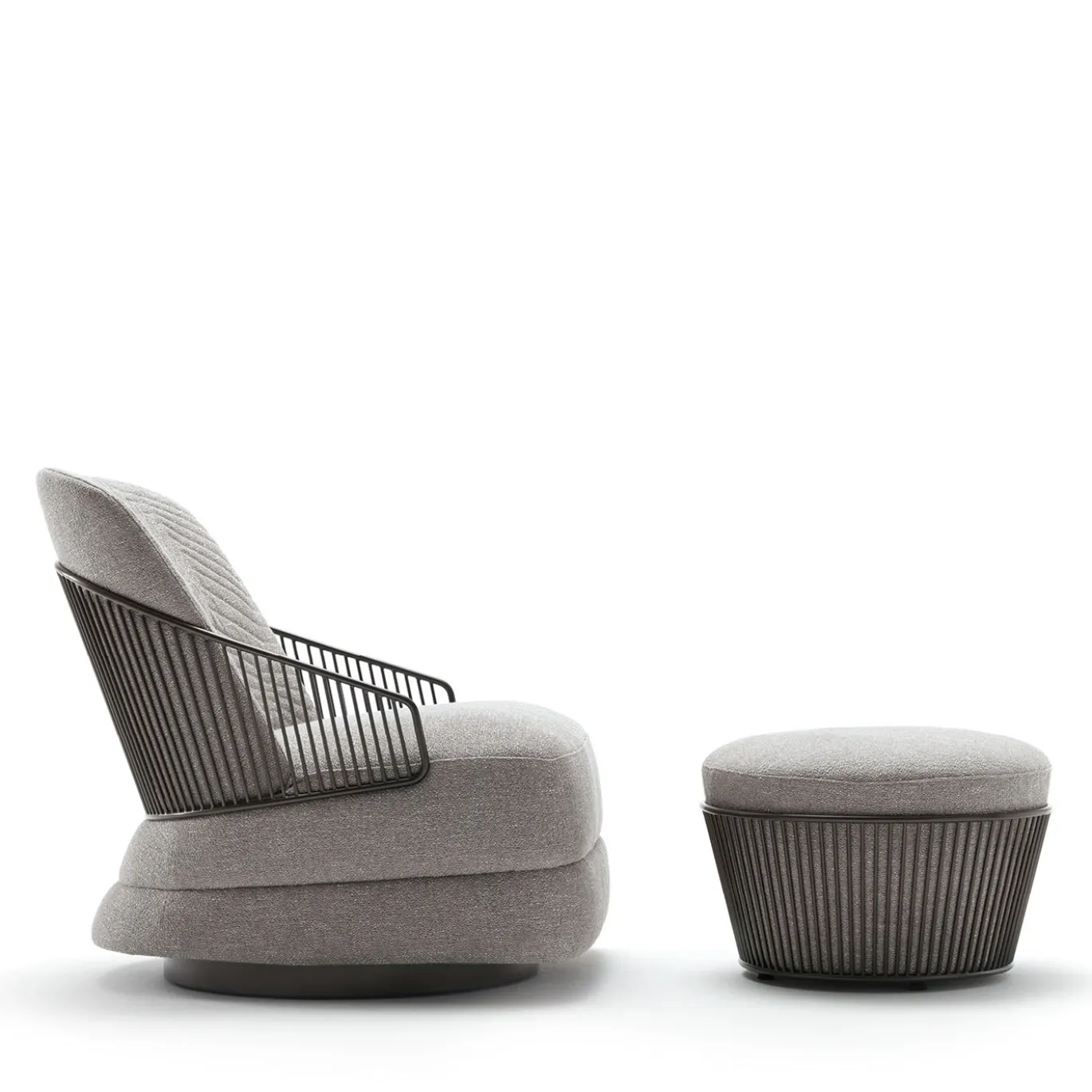 Pouf in tessuto di Castello Lagravise Studio