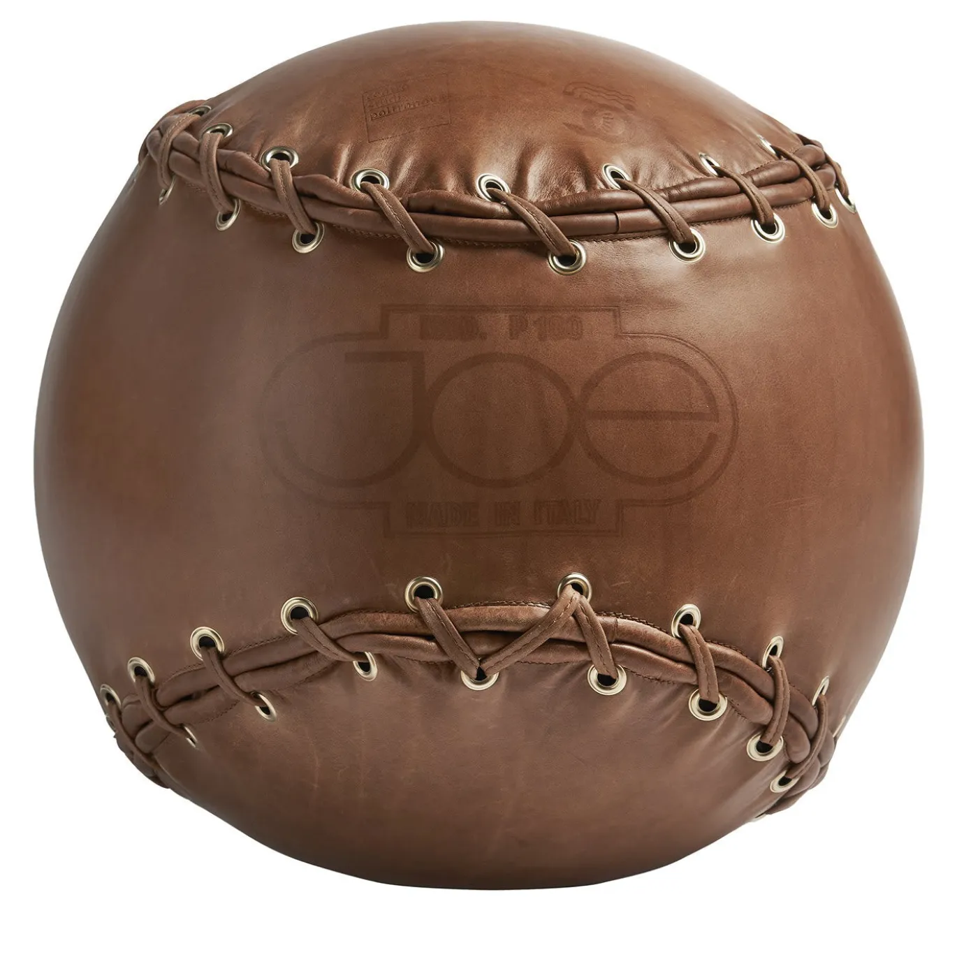 Pouf Joe Ball marrone