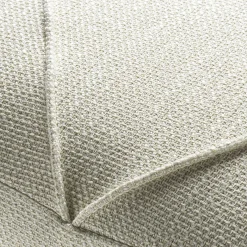 Pouf Leisure in velluto bogardine bianco di Lorenza Bozzoli