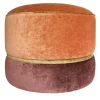 Pouf Lollipouf in Velluto Arancione