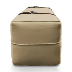 Pouf Lungo Docker in Velluto Beige