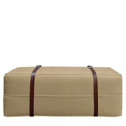 Pouf Lungo Docker in Velluto Beige