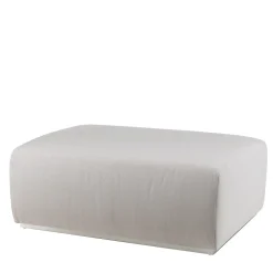 Pouf Mahé bianco di Angeletti & Ruzza