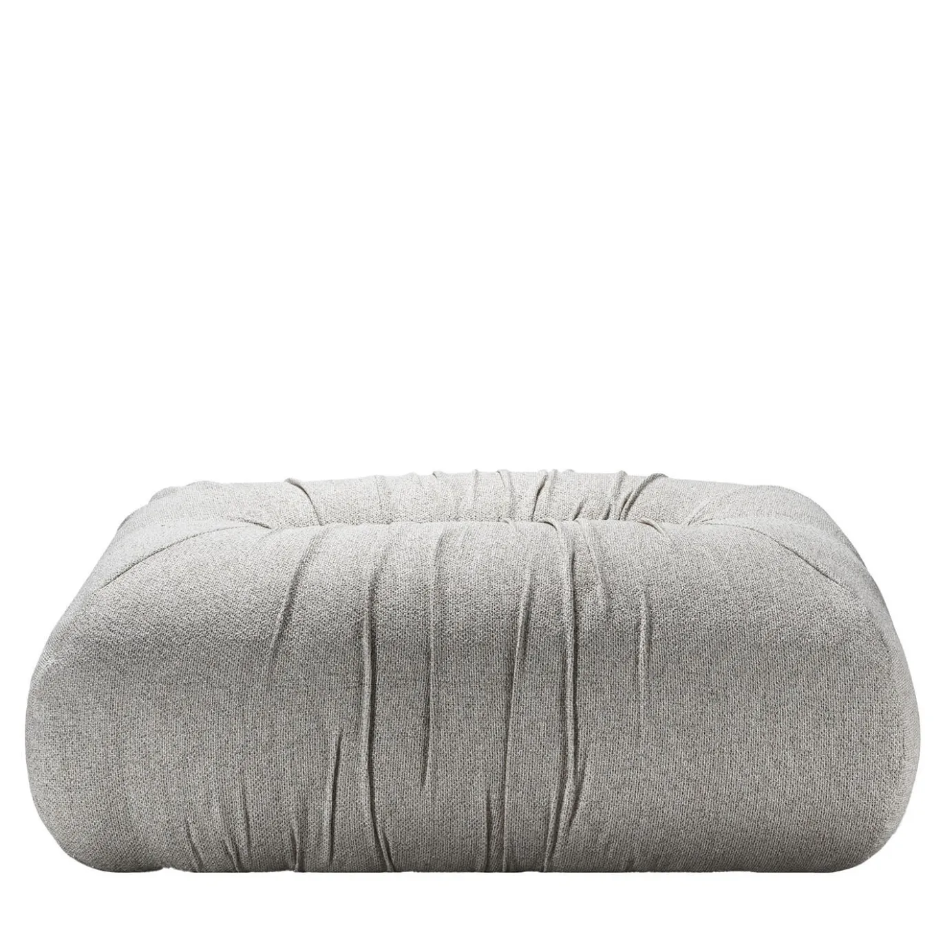Pouf Mambo in tessuto sofi grigio di Lorenza Bozzoli