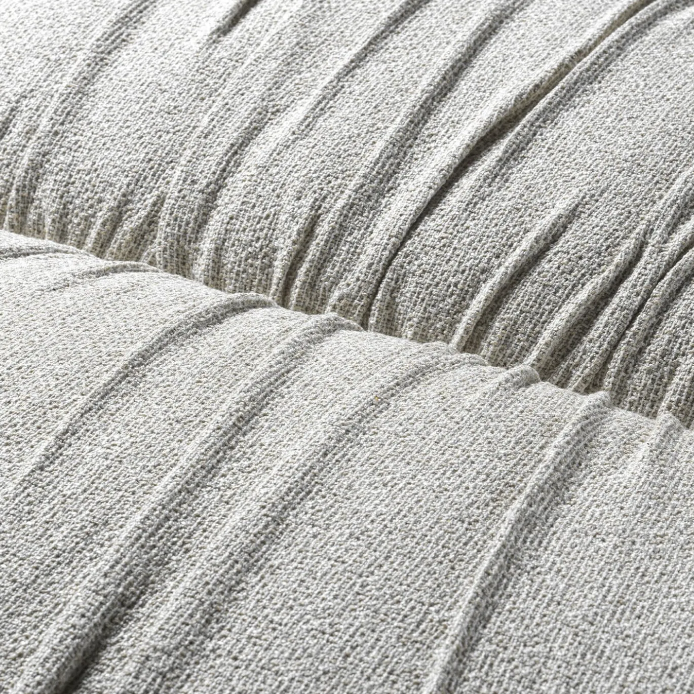 Pouf Mambo in tessuto sofi grigio di Lorenza Bozzoli