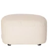 Pouf Muffin bianco panna