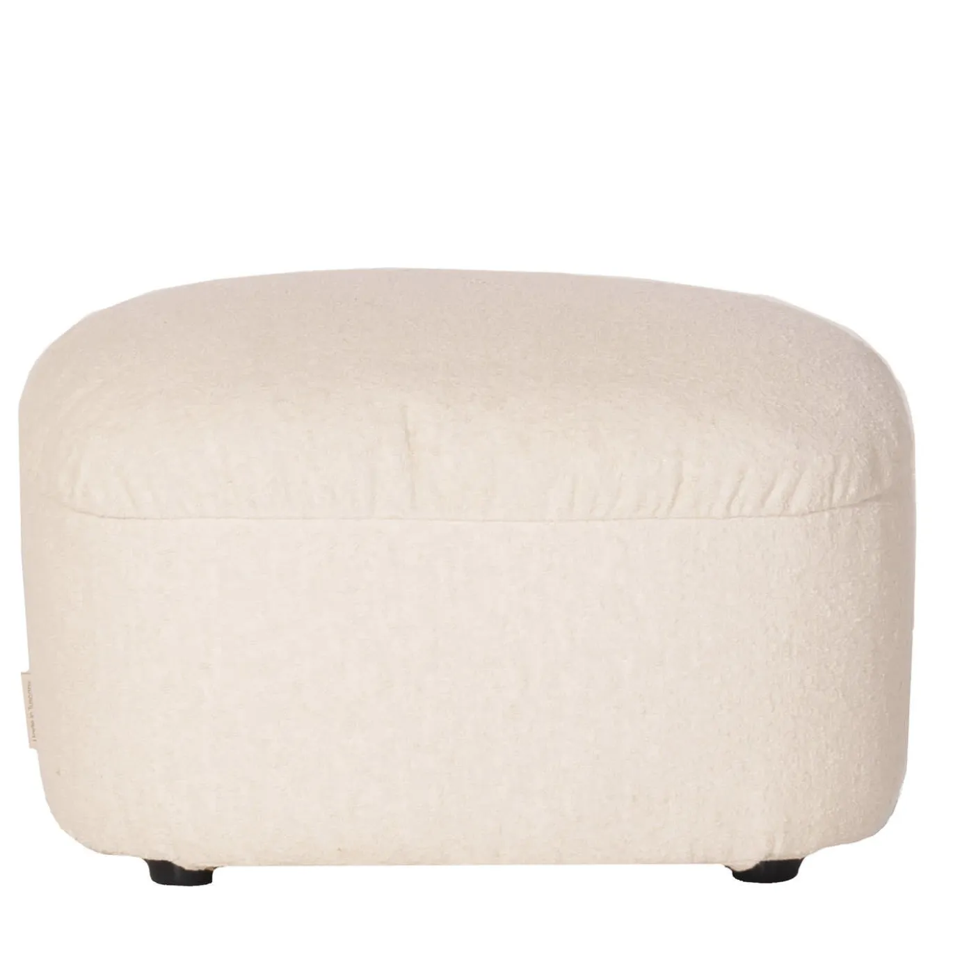 Pouf Muffin bianco panna