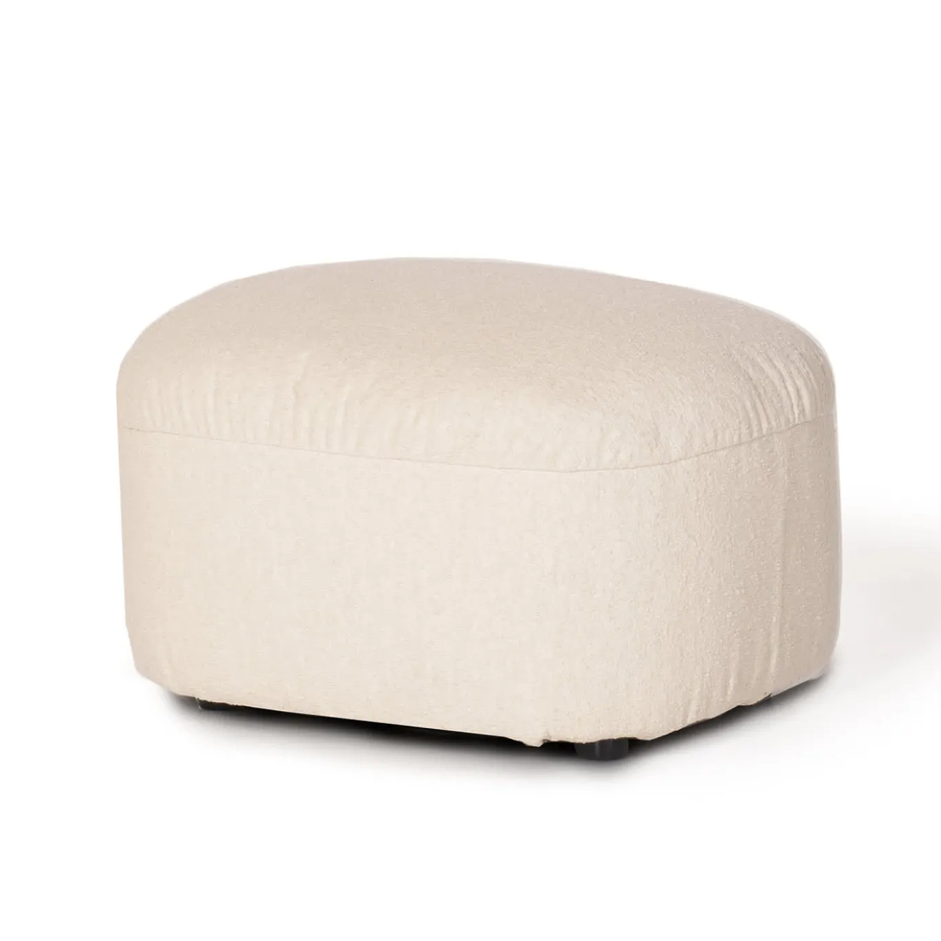 Pouf Muffin bianco panna