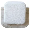 Pouf Oggi con cuscino bianco e base in onice avorio