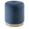 Pouf Olivia in velluto di Filippo Dini