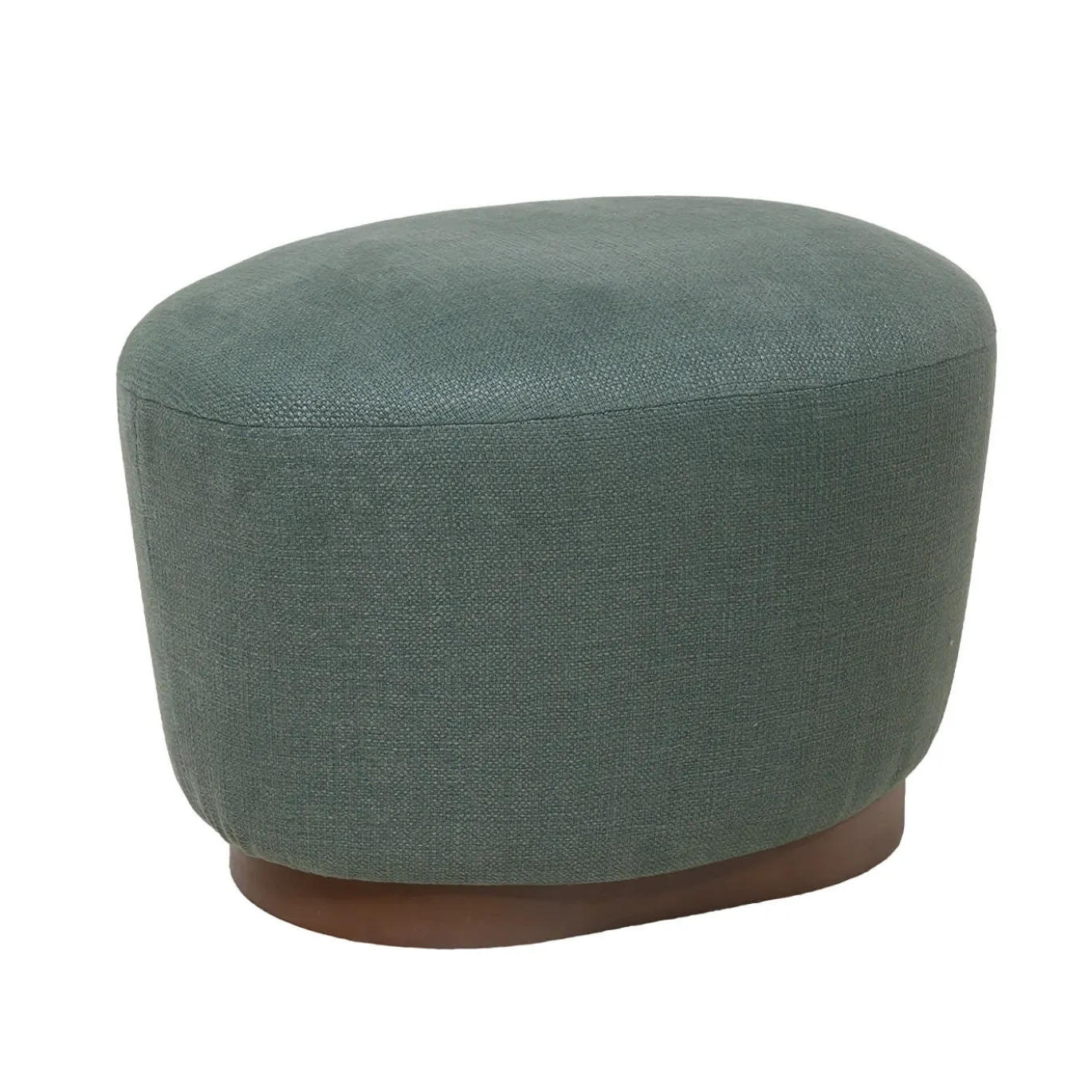 Pouf ovale blu Spot