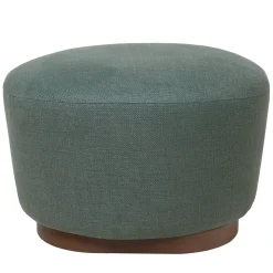 Pouf ovale blu Spot