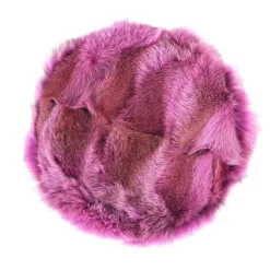 Pouf Patchwork Fuxia #1 di Lorenza Bozzoli