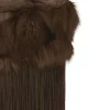 Pouf Patchwork marrone cioccolato