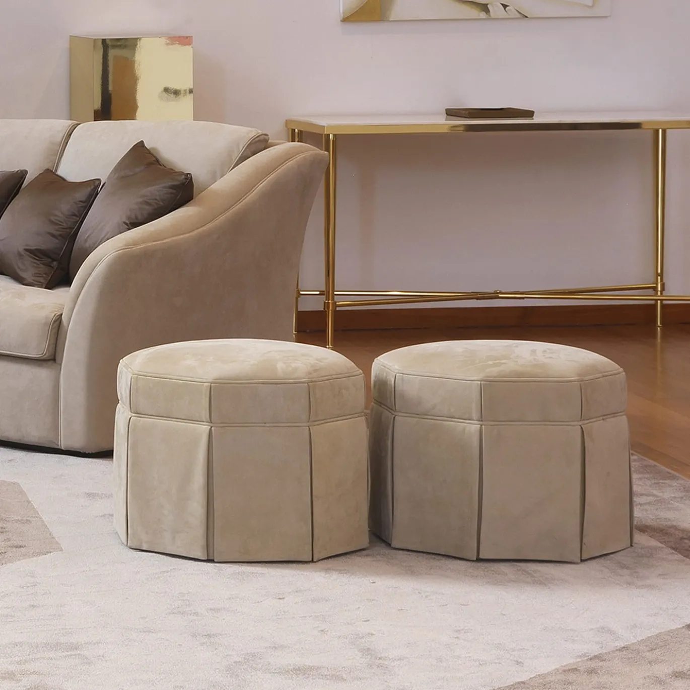 Pouf Picasso Beige