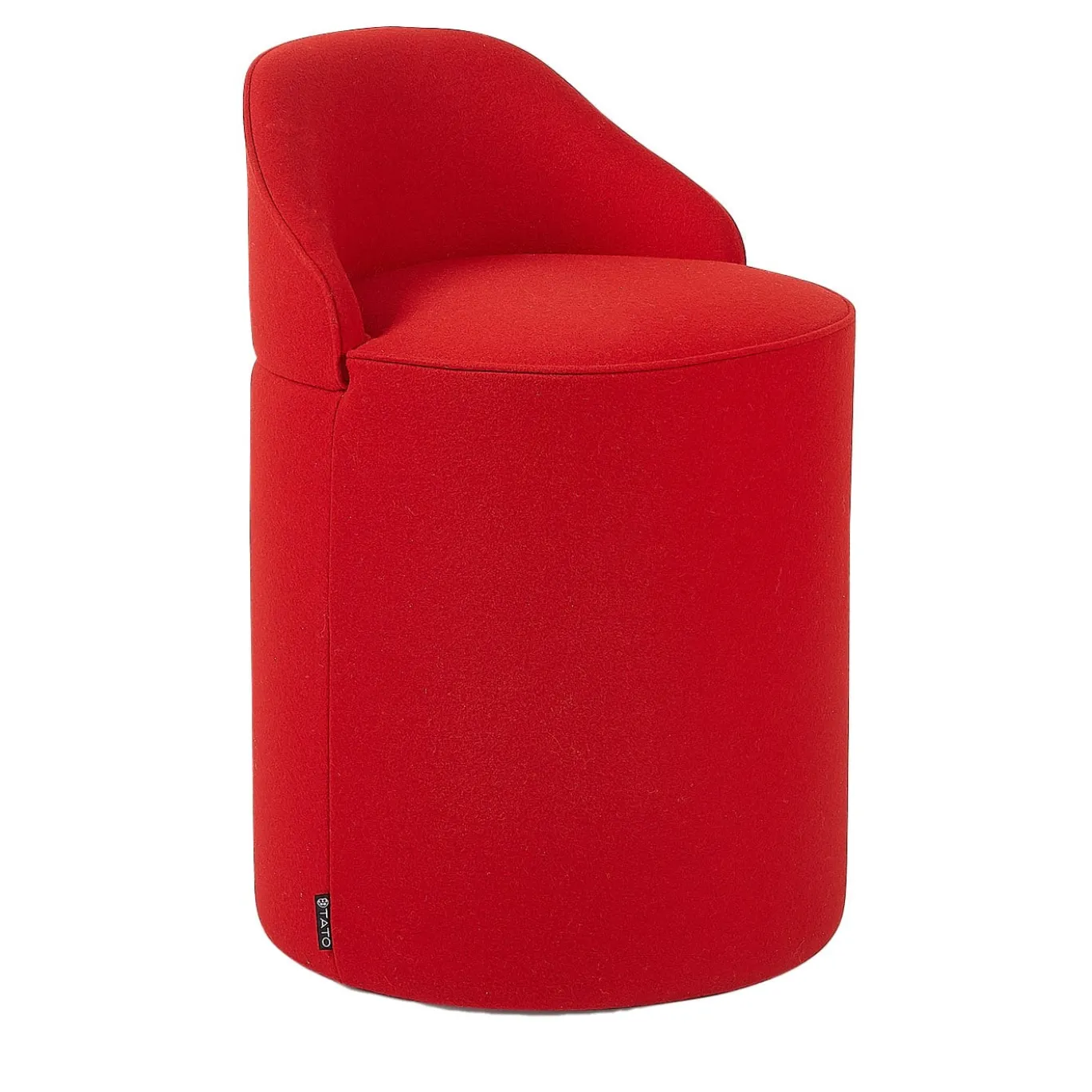 Pouf rosso medio Sella