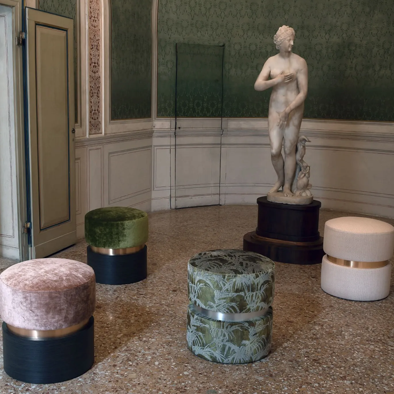 Pouf Tara Mix Rosa