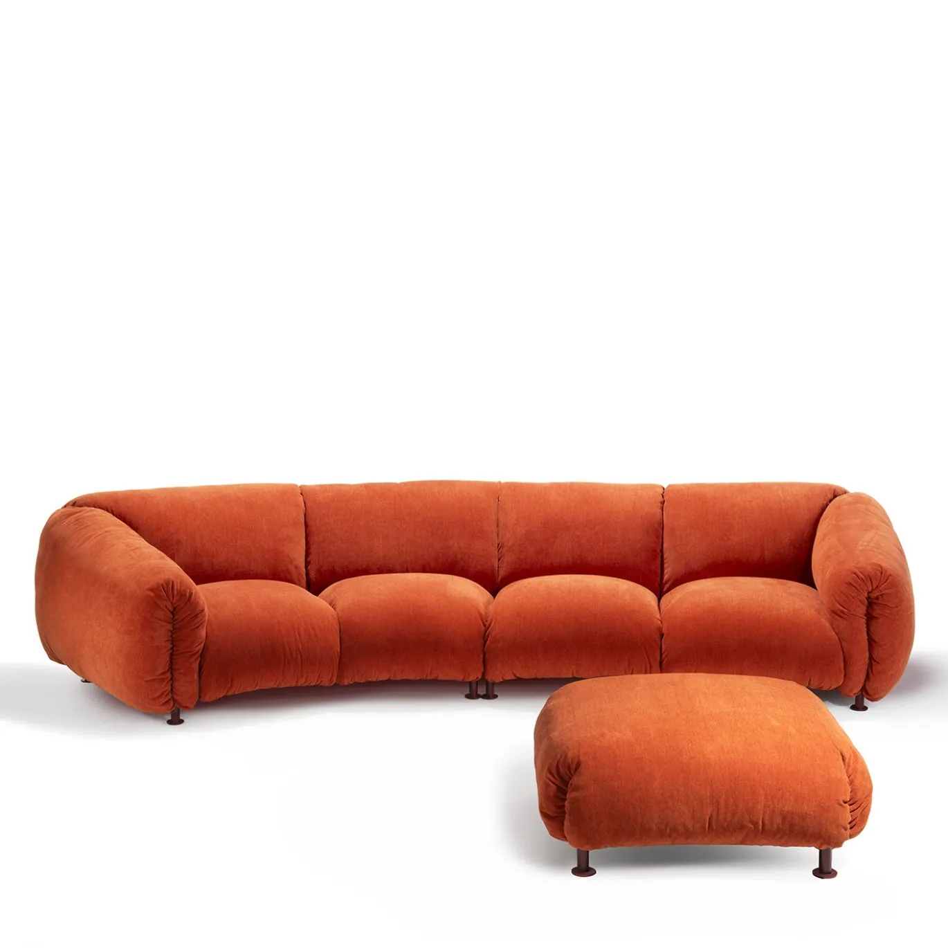 Pouf ZA:ZA Max Arancione di Zaven