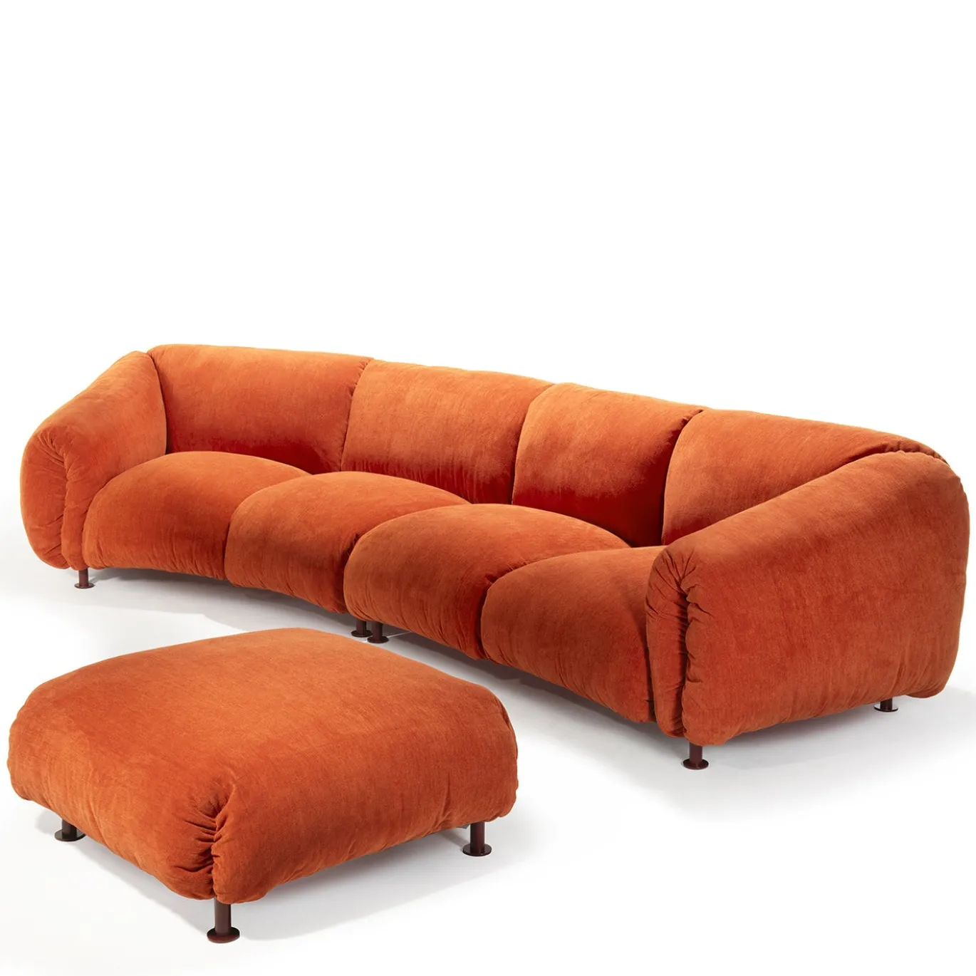 Pouf ZA:ZA Max Arancione di Zaven