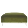 Pouf Zeno Eco In Velluto Verde Oliva Di Brian Sironi