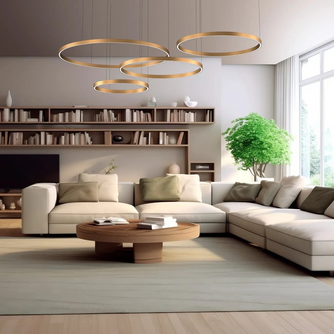 4- Profilo Progetto 3 LEV Lampadario in oro satinato