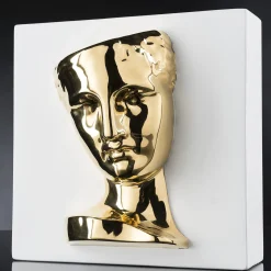 Psiche di Capua Vaso bianco e oro