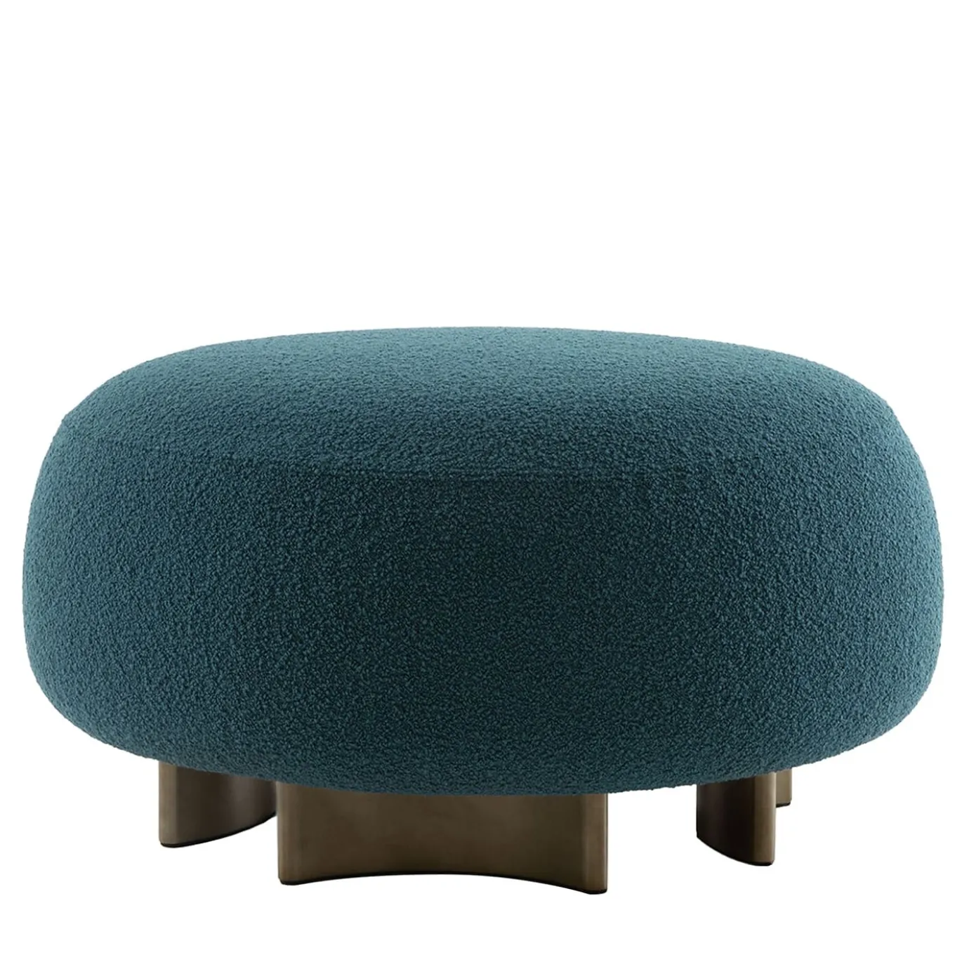 Punto e Virgola Pouf Pavone Blu