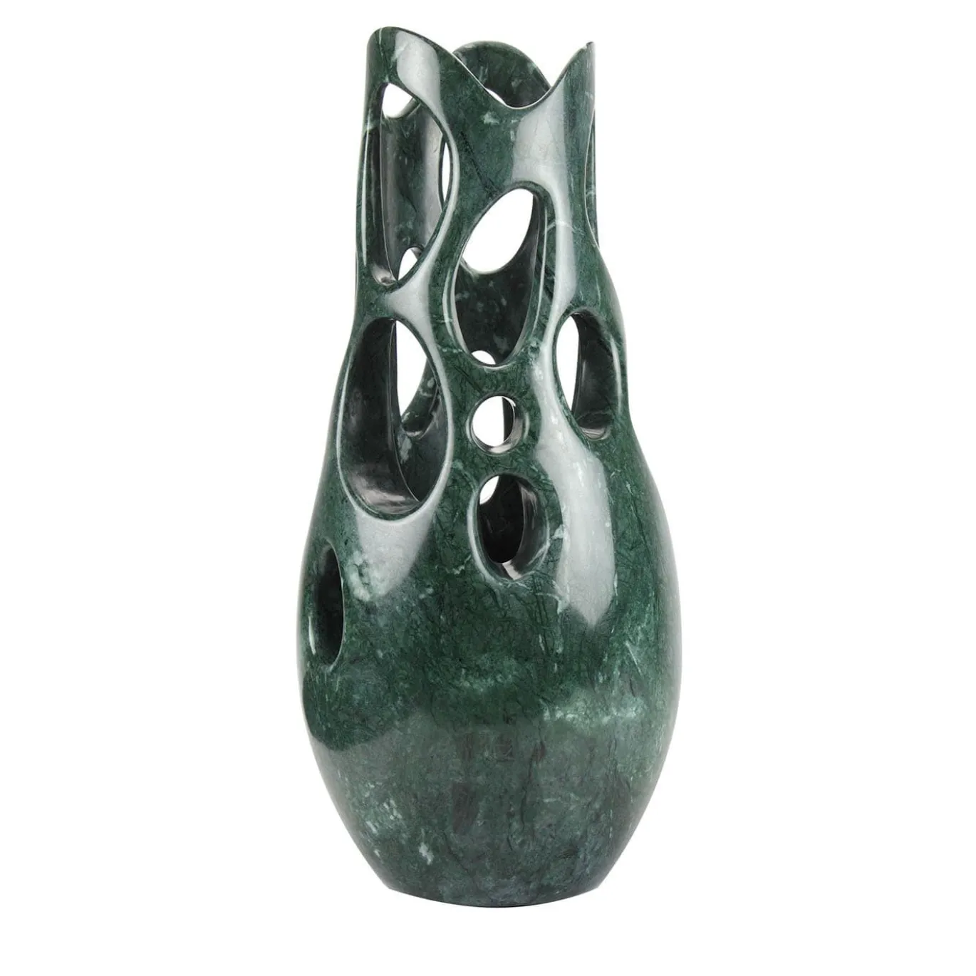 PV04 Vaso di marmo verde imperiale