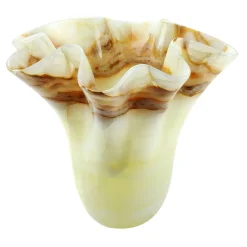 PV05 Vaso scultoreo in onice bianco