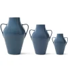 Quartara Vaso in Ceramica Azzurro Chiaro (H 40 cm | 15.7")