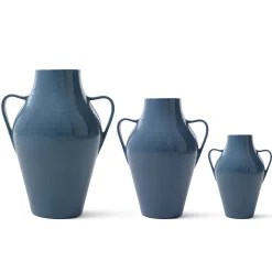 Quartara Vaso in Ceramica Azzurro Chiaro (H 40 cm | 15.7")