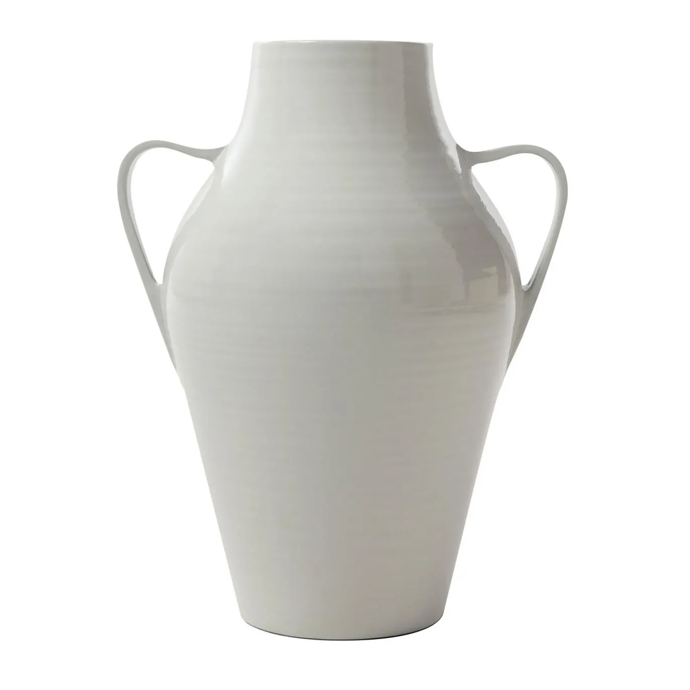 Quartara Vaso in Ceramica Bianca (H 40 cm | 15.7")