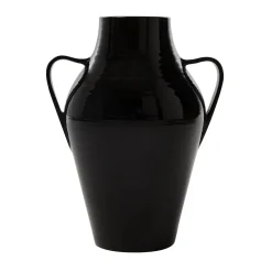 Quartara Vaso in ceramica nera (H 90 cm | 35,4