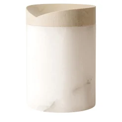 Qui e ora Onice bianco e Travertino di Ostuni